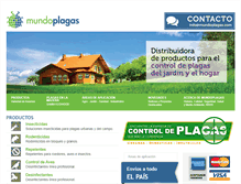 Tablet Screenshot of mundoplagas.com